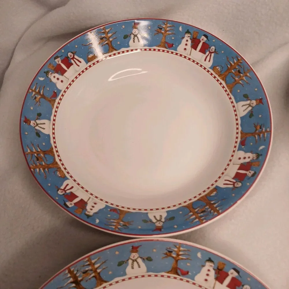 4 Coupe Soup Bowls Debbie Mumm Sakura 7